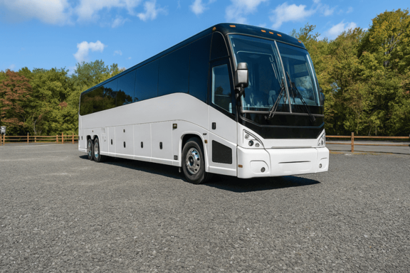 Bus Rental Company Lakewood 56 Passenger Charter Bus