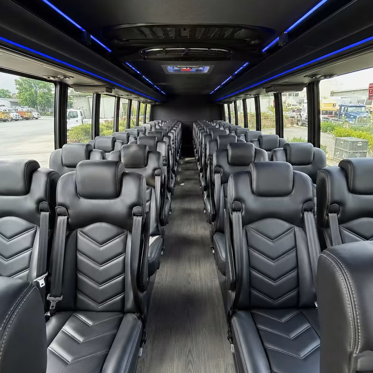 35 passenger minibus interior