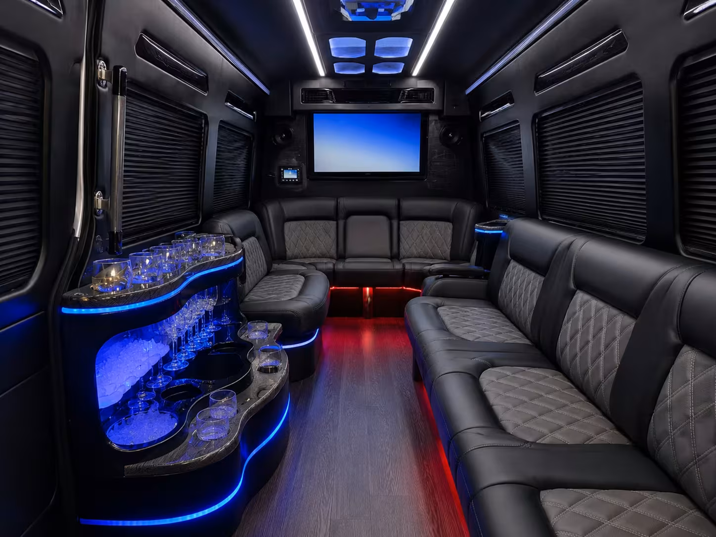 bus rental options for lakewood trips