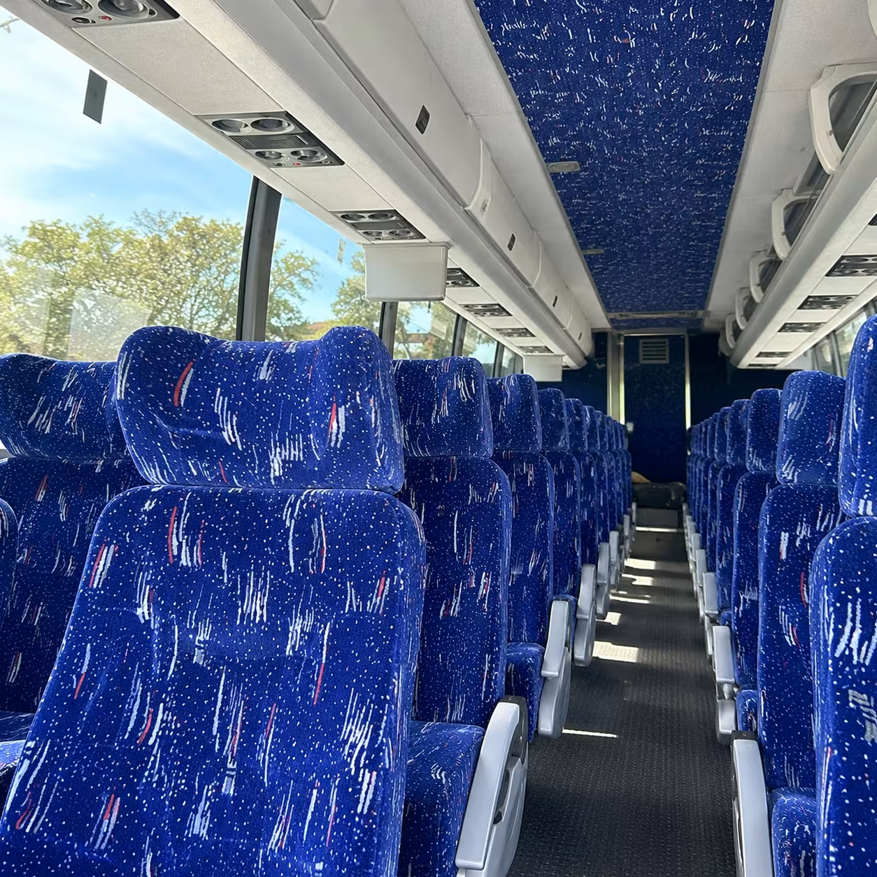 lakewood charter bus interior