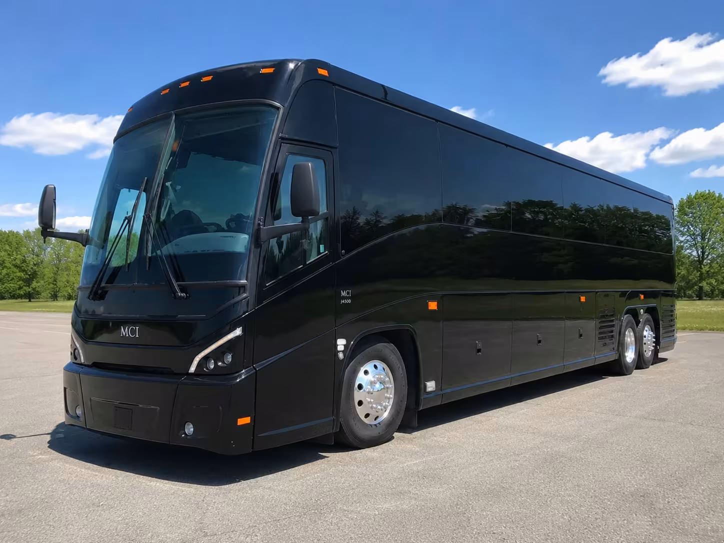 lakewood charter bus rental exterior