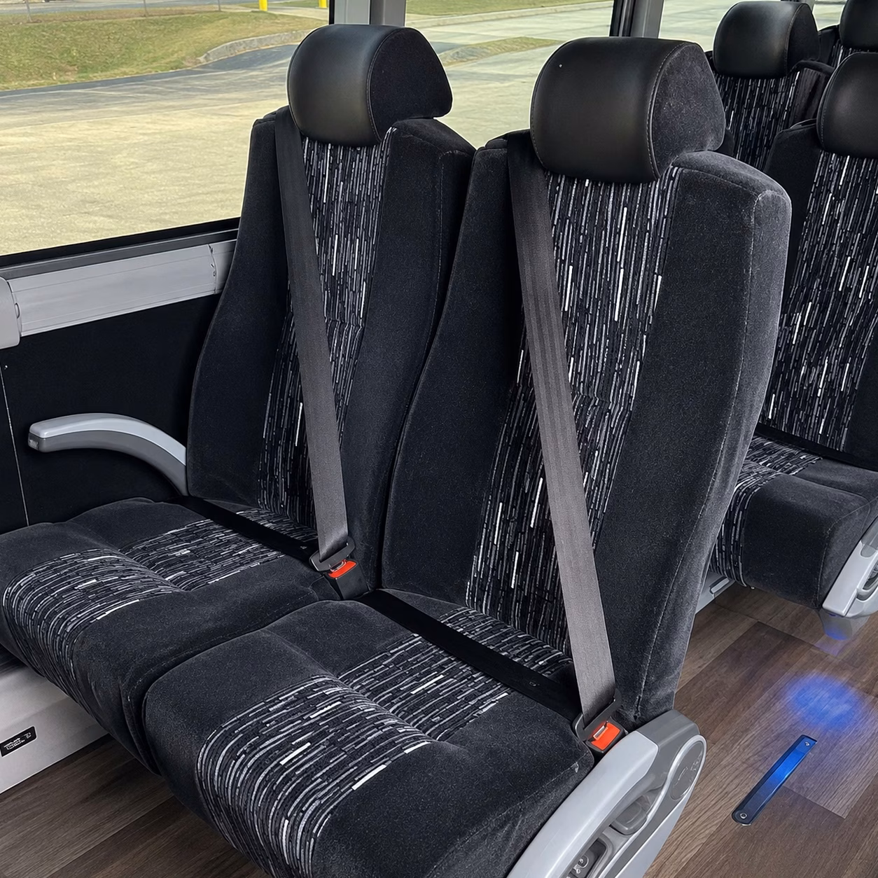 lakewood charter bus rental inside